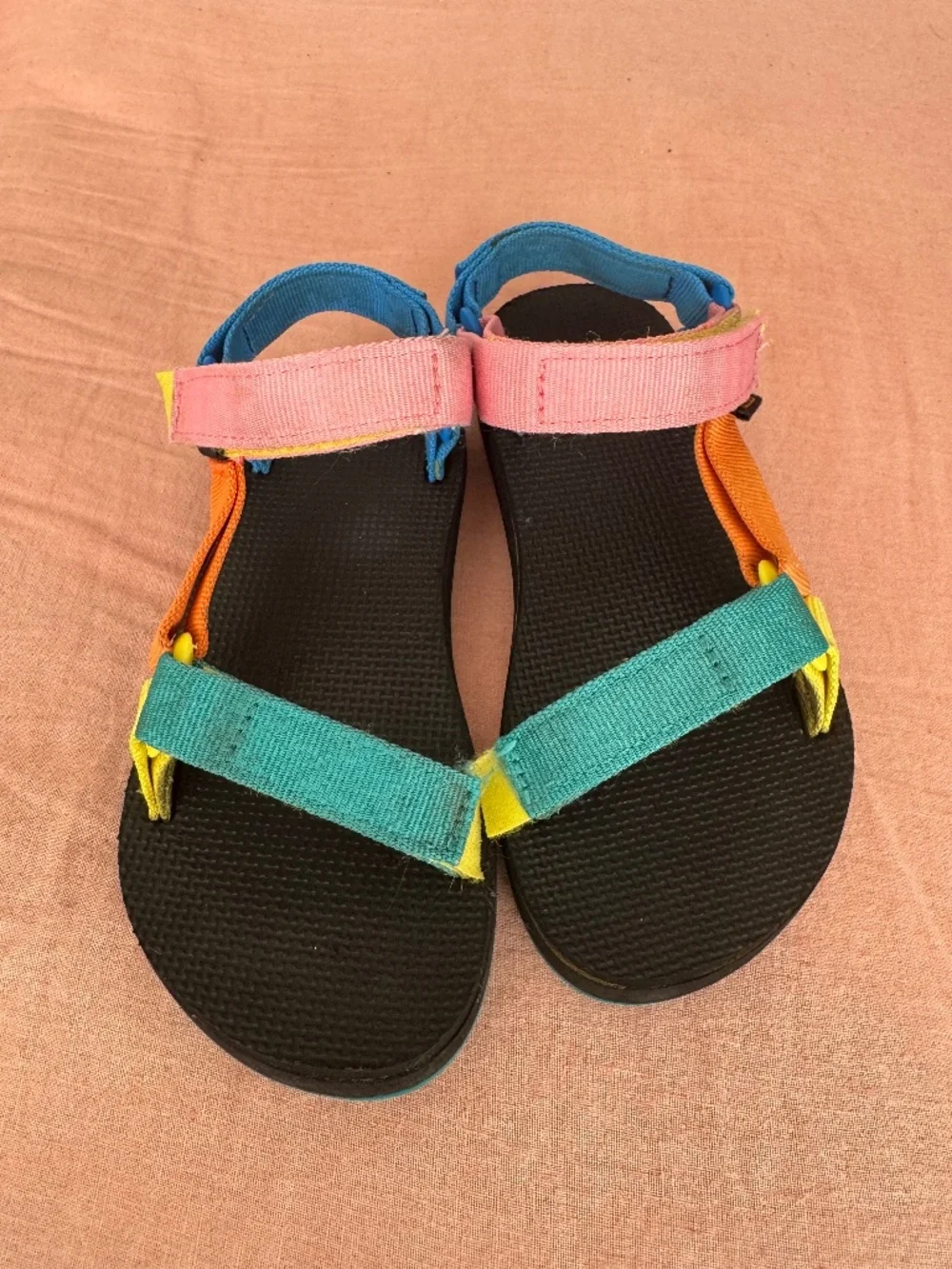 Teva Kids' Original Universal Sport Sandal in 90s Multi little kid size 1